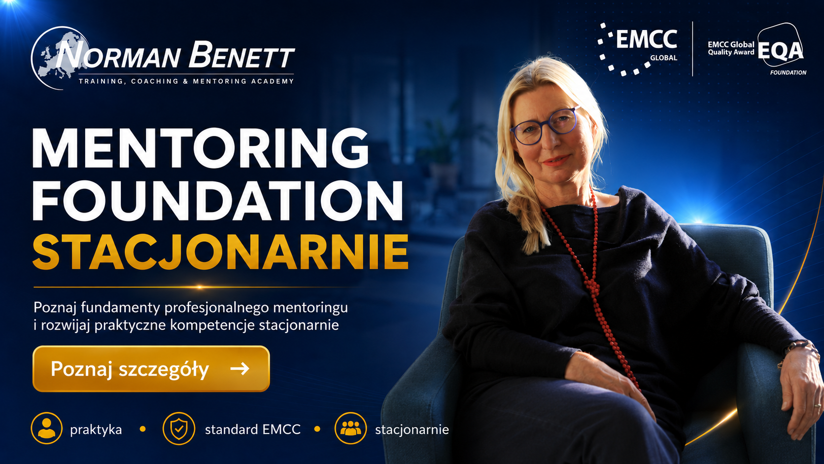 Mentoring Foundation stacjonarnie Akredytowany Kurs mentoringu z EQA EMCC w Norman Benett