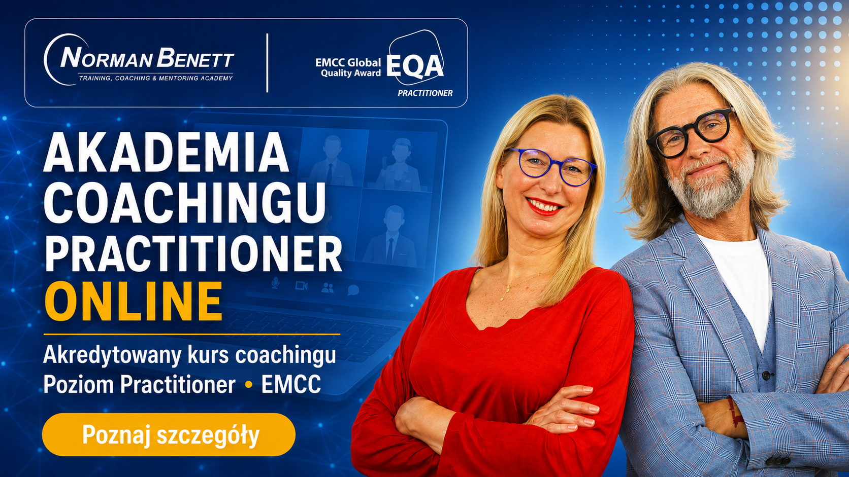 Akademia Coaching Practitioner stacjonarnie akredytowany kurs coachingu EMCC w Norman Benett