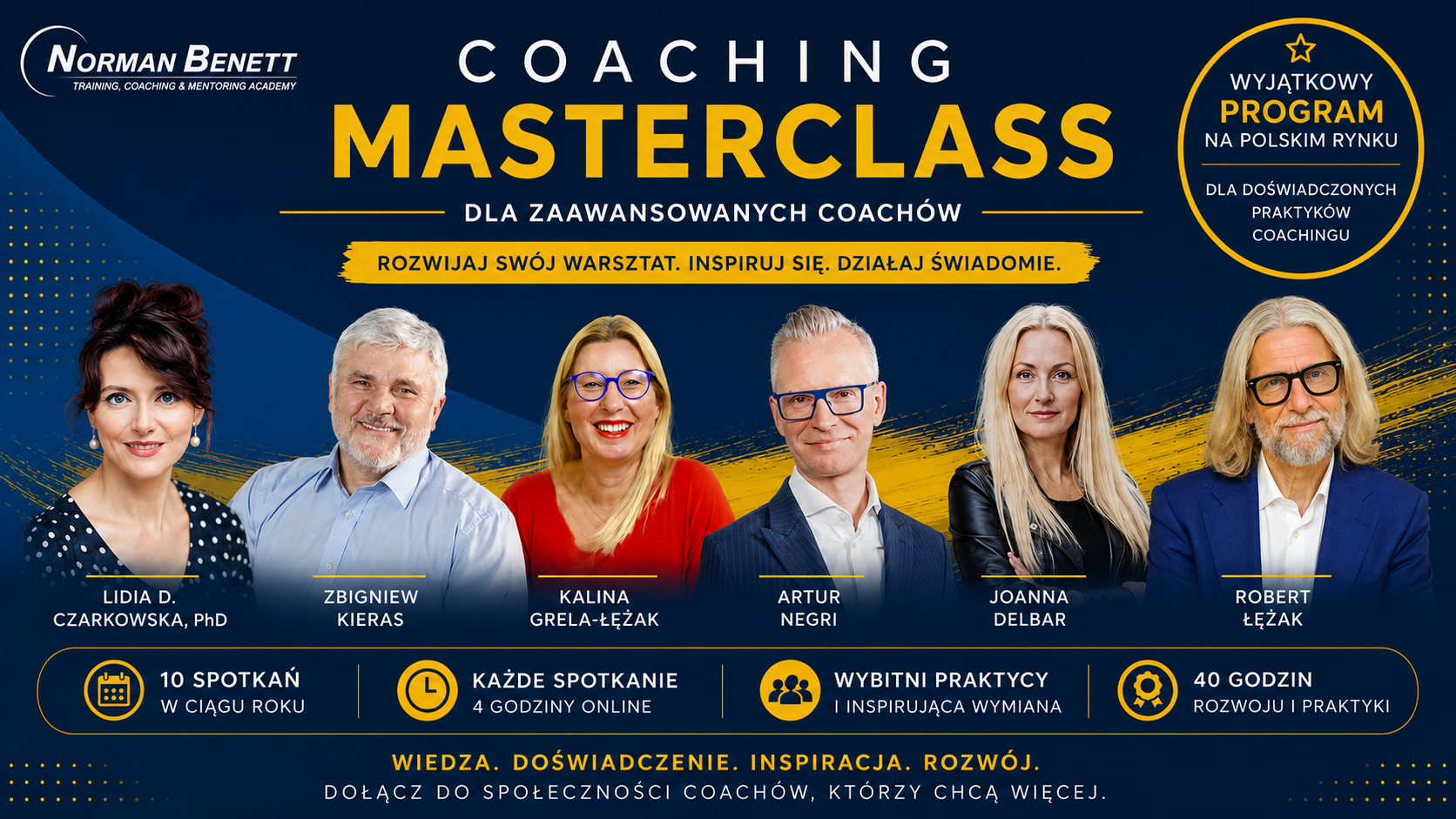 Akademia coachingu Masterclass w Norman Benett Akademia coachingu Masterclass w Norman Benett
